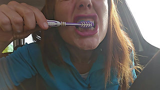 Toothbrushing on My Car