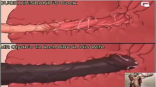 Mr Clydes 12 Inch Bbc Vs Cuckold Husbands Cock