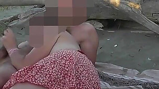 French Teacher Blowjob Amateur on Nude Beach to Stranger with Cumshot P2 - Misscreamy