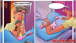 Big Tits Hentai MILF Home Animation - Panty Smell & Blowjob Fantasy