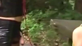 2 Slaves on the leash