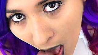 Punk College Girl Sucks Her Teachers Cock