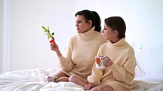 Family Strokes-Sharing a Holiday Treat