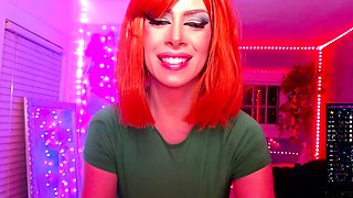 Great Big Boobs On Masturbating Redhead