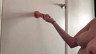 Italian Phat knockers Cougar Artemisia Love red-hot solo fake penis hand job