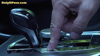 Double fucked bitch drilled in threesome in pussy hole