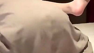 Quiet Glasses Girl - a Simple Massage Turning Into a Private Recorded Moment