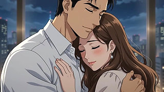 Office boss and sexy entern work late night in office turn into intimate and sex