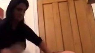 Amateur BDSM spanking slave fuck