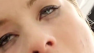 Lilly Lit Gets a Cum Waterfall with a Cleanup Swallow