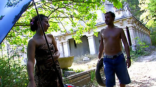 Dick sucking slut takes a good hard pounding