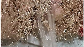 Huge Hayry Pussy Peeing Along With Loud Anal Farting For Toilet Fetish Lovers Only!