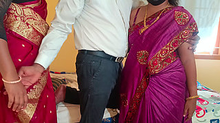 Housewifes threesome roleplay fucking