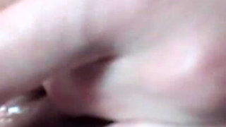 Playing with My Cute Shaved Holes Under Blue Panties