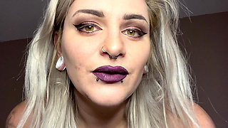 Teaser Hairy Goth Step-mom Dominates and Pegs You