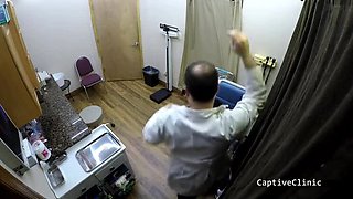 Immigration Doctor Exam: Nurse Katie St Ives Blowjob & Bondage in Medical Fetish HD