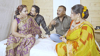 Two Step Brothers Swapping Their Wifes Regularly for Enjoying Hardcore Group Sex