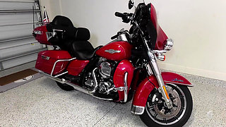 Blonde Gets Motorcycle BBC Fuck