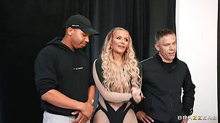 BRAZZERS HOUSE HOSTS RICKY JOHNSON AND MICK BLUE FOR WILD AN