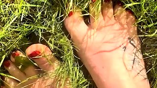 Black Amateur Explore Hot Foot Fetish