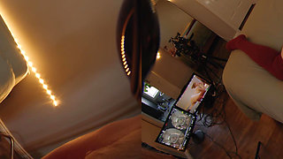 Big Butt Edging Cum in Mouth Blowjob VR