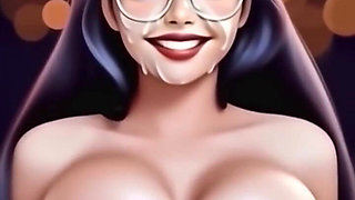 165. Cute Woman Bounce Her Pussy in Front of Camera (ai Animation)