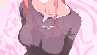 Makima Fuck Tits & Anal Sex ( Cartoon Parody )