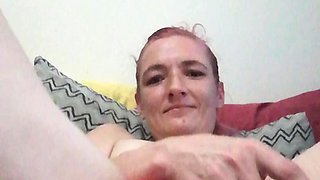 Horny Slut Ami Humping Pillow Leads to Fingering and Attempt of Fisting