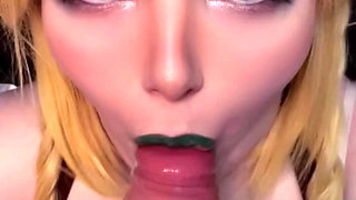 Irish Barmaid Gags on Massive Cock