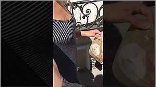 Walking And Flashing In The Streets - Sexy Girlfriend - Leo Lulu