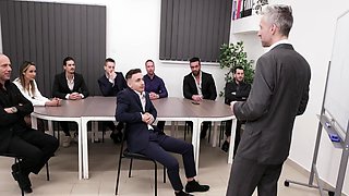 Extreme anal group sex