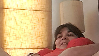 Stepmother in Sexy Red Video Camera
