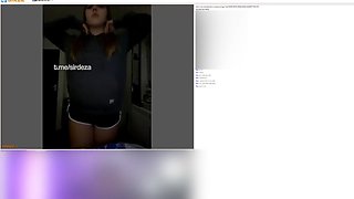 Omegle big boob slut shows it all