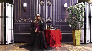 Sally D'Angelo hot busty granny porn video