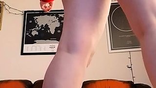 Great Big Boobs On Masturbating Redhead