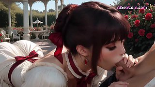 Garden Beauty Melts For Deep Erotic Fuck and Intimate Pleasure (AI-Generated)