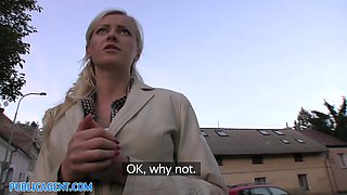 PublicAgent: Blonde Ex-Girlfriend Rides my Cock in my Car
