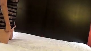 Tall cuckold white milf gets fucked and creamed by bbc in