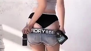 Amateur redhead masturbates then gives a blowjob