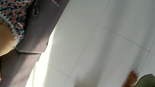 PREMIUM Stepson enters the stepmother's room and surprises her with his transparent panties