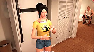 Strip game, house party sex, house party