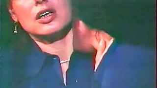 Vintage sex compilation with brunette chick and two horny lesbians