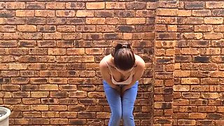 InkedButterfly69 Big Pussy Lips Pee Compilation Amateur Tattooed Brunette Solo