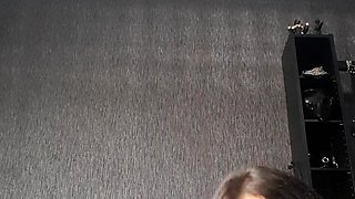 Cute curly brunette solo webcam masturbation