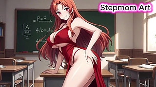 JOI Stepmom Hot Teacher Self Pleasure - Come with me 100% You'll cum - Dirty Talk