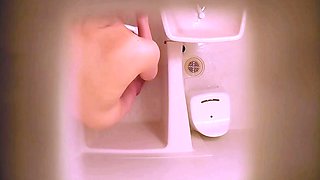 beautiful showering stepsister from Japan