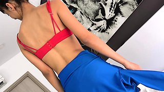 Petite Latina Drilled Deep By Big Cock