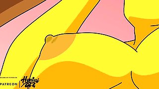 Hentai Simpsons Cheating - Marge Fucks Carl Doggystyle Creampie