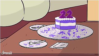 Connies Birthday With Car Toon