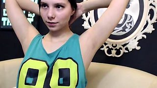 Awesome Teen With Big Boobs Dildo Masturbation